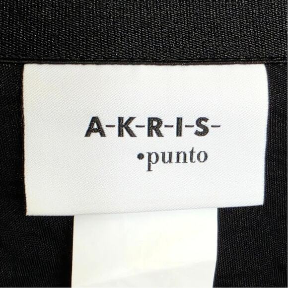 Akris Punto Sashiko Flower Embroidered Lace Tulle Maxi Skirt Black Plus Size 16 - Picture 4 of 16